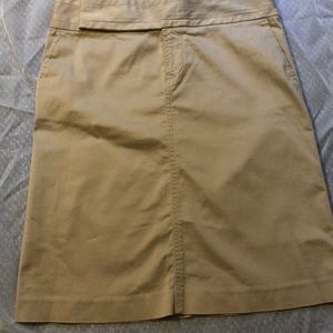 Old Navy Khaki Straight Skirt